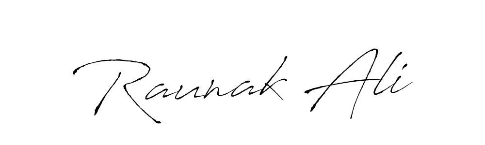 Also we have Raunak Ali name is the best signature style. Create professional handwritten signature collection using Antro_Vectra autograph style. Raunak Ali signature style 6 images and pictures png