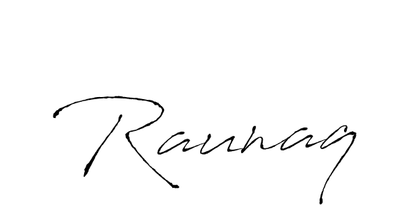 How to make Raunaq name signature. Use Antro_Vectra style for creating short signs online. This is the latest handwritten sign. Raunaq signature style 6 images and pictures png