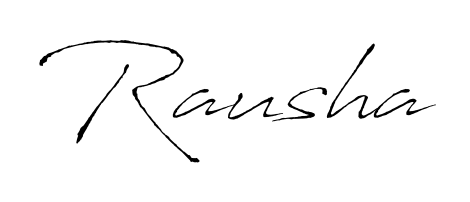 It looks like you need a new signature style for name Rausha. Design unique handwritten (Antro_Vectra) signature with our free signature maker in just a few clicks. Rausha signature style 6 images and pictures png