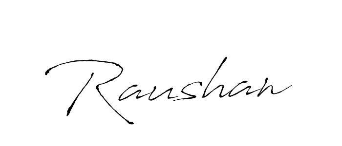 Use a signature maker to create a handwritten signature online. With this signature software, you can design (Antro_Vectra) your own signature for name Raushan. Raushan signature style 6 images and pictures png