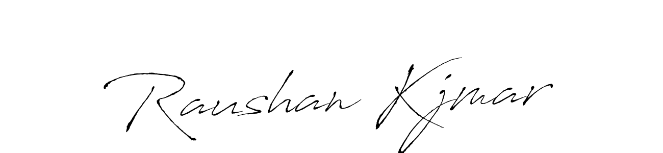 It looks lik you need a new signature style for name Raushan Kjmar. Design unique handwritten (Antro_Vectra) signature with our free signature maker in just a few clicks. Raushan Kjmar signature style 6 images and pictures png
