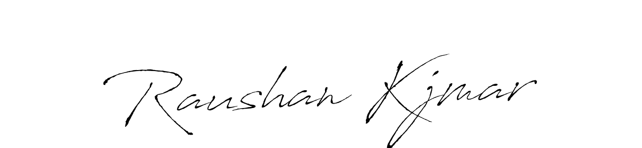 It looks lik you need a new signature style for name Raushan Kjmar. Design unique handwritten (Antro_Vectra) signature with our free signature maker in just a few clicks. Raushan Kjmar signature style 6 images and pictures png