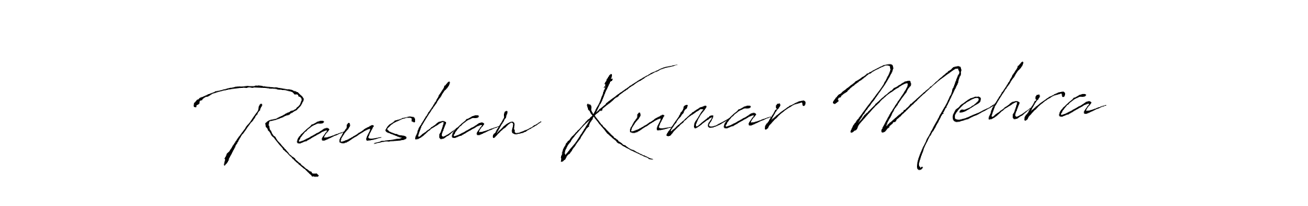 This is the best signature style for the Raushan Kumar Mehra name. Also you like these signature font (Antro_Vectra). Mix name signature. Raushan Kumar Mehra signature style 6 images and pictures png