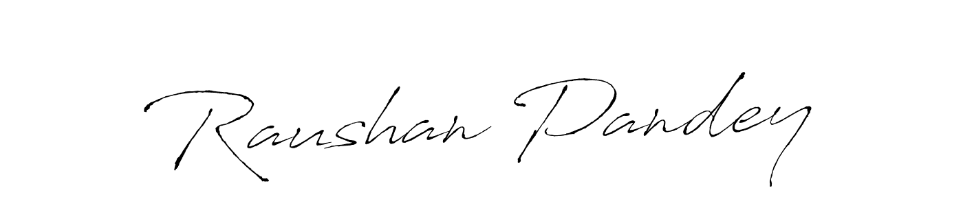 Design your own signature with our free online signature maker. With this signature software, you can create a handwritten (Antro_Vectra) signature for name Raushan Pandey. Raushan Pandey signature style 6 images and pictures png