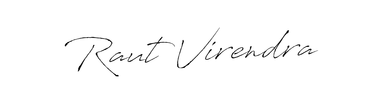 You should practise on your own different ways (Antro_Vectra) to write your name (Raut Virendra) in signature. don't let someone else do it for you. Raut Virendra signature style 6 images and pictures png