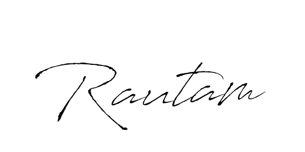 Also You can easily find your signature by using the search form. We will create Rautam name handwritten signature images for you free of cost using Antro_Vectra sign style. Rautam signature style 6 images and pictures png