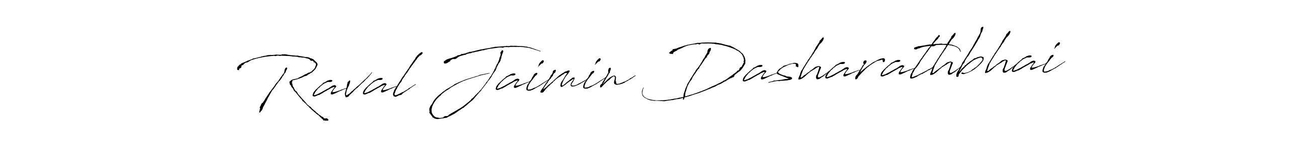 Create a beautiful signature design for name Raval Jaimin Dasharathbhai. With this signature (Antro_Vectra) fonts, you can make a handwritten signature for free. Raval Jaimin Dasharathbhai signature style 6 images and pictures png