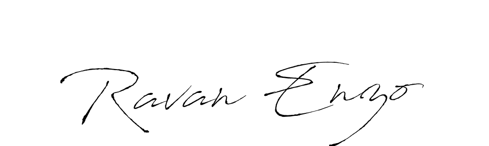 if you are searching for the best signature style for your name Ravan Enzo. so please give up your signature search. here we have designed multiple signature styles  using Antro_Vectra. Ravan Enzo signature style 6 images and pictures png