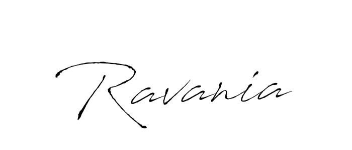 Make a beautiful signature design for name Ravania. With this signature (Antro_Vectra) style, you can create a handwritten signature for free. Ravania signature style 6 images and pictures png