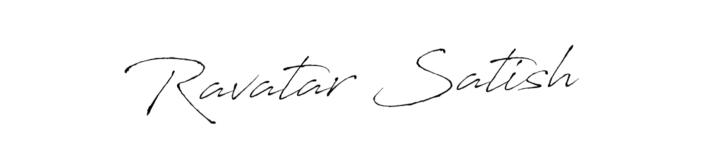 How to Draw Ravatar Satish signature style? Antro_Vectra is a latest design signature styles for name Ravatar Satish. Ravatar Satish signature style 6 images and pictures png