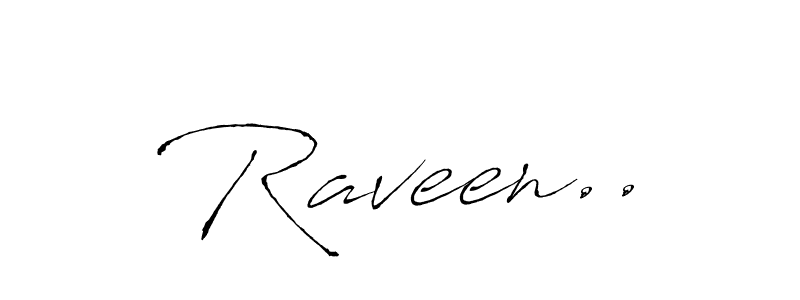 Make a beautiful signature design for name Raveen... Use this online signature maker to create a handwritten signature for free. Raveen.. signature style 6 images and pictures png