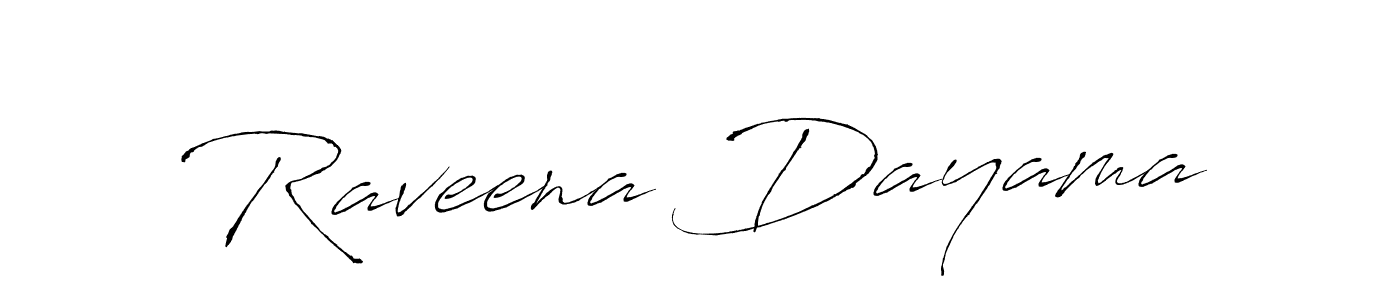How to make Raveena Dayama name signature. Use Antro_Vectra style for creating short signs online. This is the latest handwritten sign. Raveena Dayama signature style 6 images and pictures png