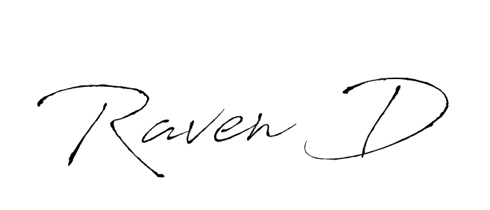 Make a beautiful signature design for name Raven D. With this signature (Antro_Vectra) style, you can create a handwritten signature for free. Raven D signature style 6 images and pictures png