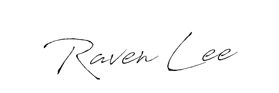 Raven Lee stylish signature style. Best Handwritten Sign (Antro_Vectra) for my name. Handwritten Signature Collection Ideas for my name Raven Lee. Raven Lee signature style 6 images and pictures png