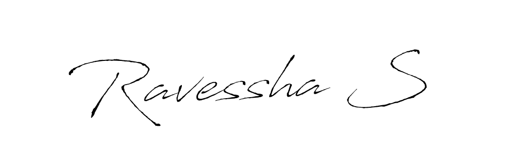 Antro_Vectra is a professional signature style that is perfect for those who want to add a touch of class to their signature. It is also a great choice for those who want to make their signature more unique. Get Ravessha S name to fancy signature for free. Ravessha S signature style 6 images and pictures png