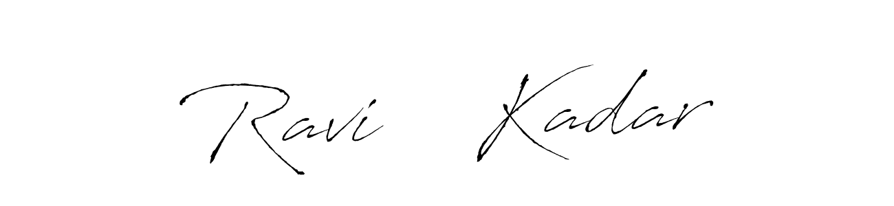 Also You can easily find your signature by using the search form. We will create Ravi    Kadar name handwritten signature images for you free of cost using Antro_Vectra sign style. Ravi    Kadar signature style 6 images and pictures png