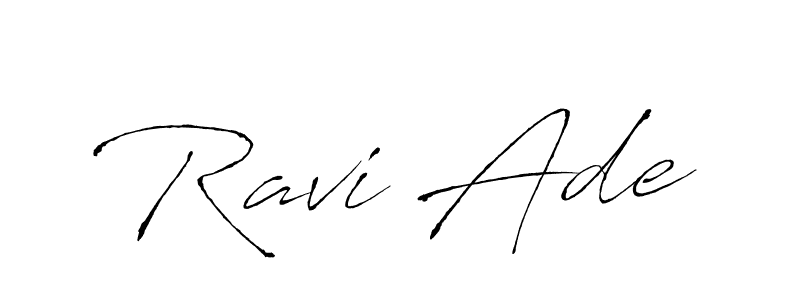 Antro_Vectra is a professional signature style that is perfect for those who want to add a touch of class to their signature. It is also a great choice for those who want to make their signature more unique. Get Ravi Ade name to fancy signature for free. Ravi Ade signature style 6 images and pictures png