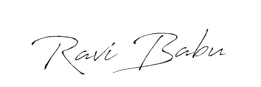 How to make Ravi Babu name signature. Use Antro_Vectra style for creating short signs online. This is the latest handwritten sign. Ravi Babu signature style 6 images and pictures png