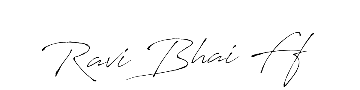 How to make Ravi Bhai Ff name signature. Use Antro_Vectra style for creating short signs online. This is the latest handwritten sign. Ravi Bhai Ff signature style 6 images and pictures png
