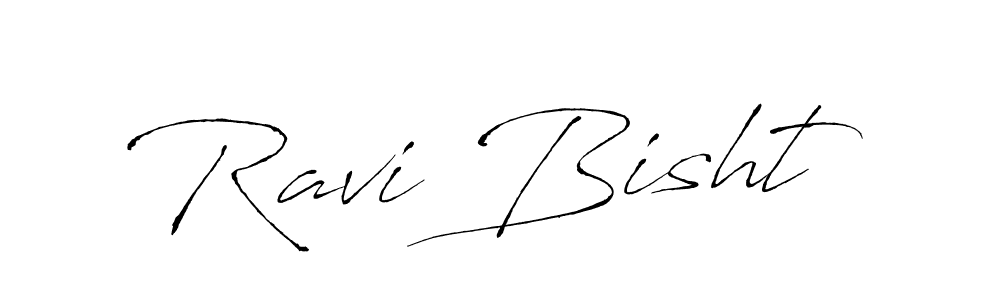 Create a beautiful signature design for name Ravi Bisht. With this signature (Antro_Vectra) fonts, you can make a handwritten signature for free. Ravi Bisht signature style 6 images and pictures png