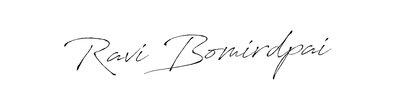 Use a signature maker to create a handwritten signature online. With this signature software, you can design (Antro_Vectra) your own signature for name Ravi Bomirdpai. Ravi Bomirdpai signature style 6 images and pictures png