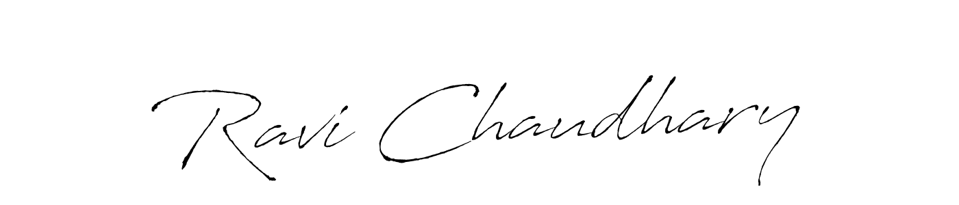 Use a signature maker to create a handwritten signature online. With this signature software, you can design (Antro_Vectra) your own signature for name Ravi Chaudhary. Ravi Chaudhary signature style 6 images and pictures png