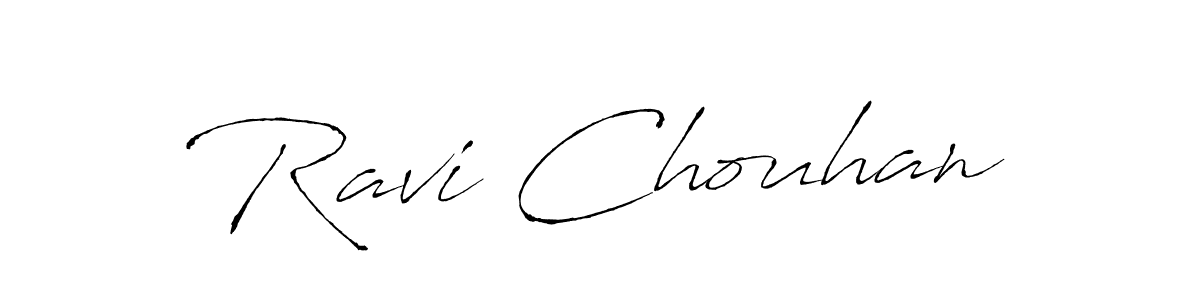 Make a beautiful signature design for name Ravi Chouhan. With this signature (Antro_Vectra) style, you can create a handwritten signature for free. Ravi Chouhan signature style 6 images and pictures png