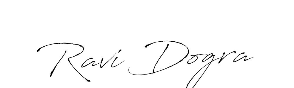 How to make Ravi Dogra signature? Antro_Vectra is a professional autograph style. Create handwritten signature for Ravi Dogra name. Ravi Dogra signature style 6 images and pictures png