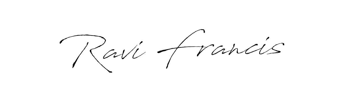 Also we have Ravi Francis name is the best signature style. Create professional handwritten signature collection using Antro_Vectra autograph style. Ravi Francis signature style 6 images and pictures png