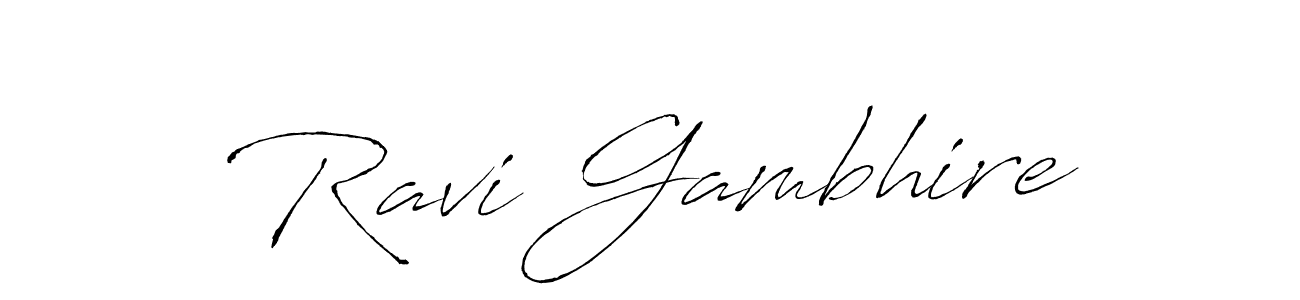 Ravi Gambhire stylish signature style. Best Handwritten Sign (Antro_Vectra) for my name. Handwritten Signature Collection Ideas for my name Ravi Gambhire. Ravi Gambhire signature style 6 images and pictures png
