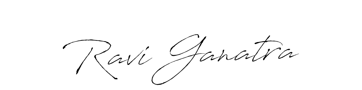 Use a signature maker to create a handwritten signature online. With this signature software, you can design (Antro_Vectra) your own signature for name Ravi Ganatra. Ravi Ganatra signature style 6 images and pictures png