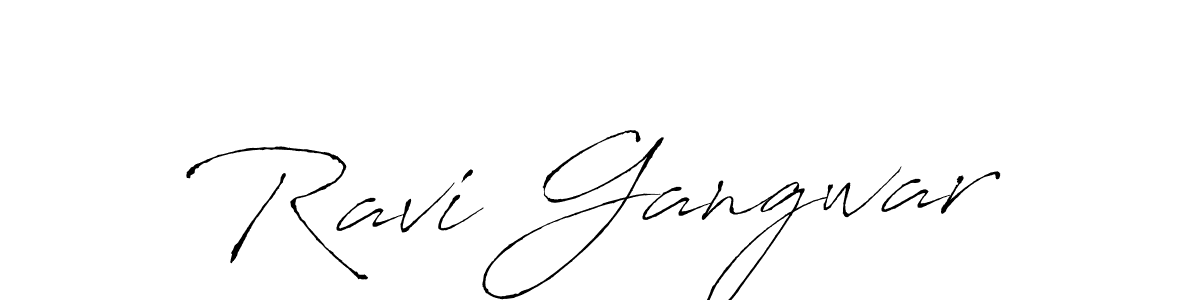 Ravi Gangwar stylish signature style. Best Handwritten Sign (Antro_Vectra) for my name. Handwritten Signature Collection Ideas for my name Ravi Gangwar. Ravi Gangwar signature style 6 images and pictures png