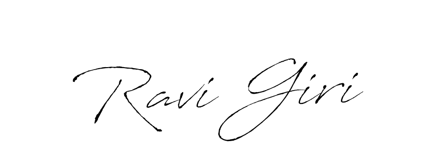 Create a beautiful signature design for name Ravi Giri. With this signature (Antro_Vectra) fonts, you can make a handwritten signature for free. Ravi Giri signature style 6 images and pictures png