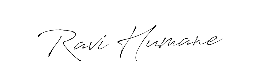 Create a beautiful signature design for name Ravi Humane. With this signature (Antro_Vectra) fonts, you can make a handwritten signature for free. Ravi Humane signature style 6 images and pictures png
