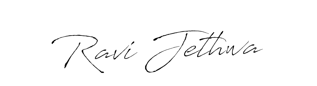 Use a signature maker to create a handwritten signature online. With this signature software, you can design (Antro_Vectra) your own signature for name Ravi Jethwa. Ravi Jethwa signature style 6 images and pictures png