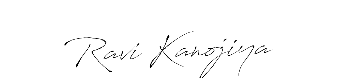 Use a signature maker to create a handwritten signature online. With this signature software, you can design (Antro_Vectra) your own signature for name Ravi Kanojiya. Ravi Kanojiya signature style 6 images and pictures png