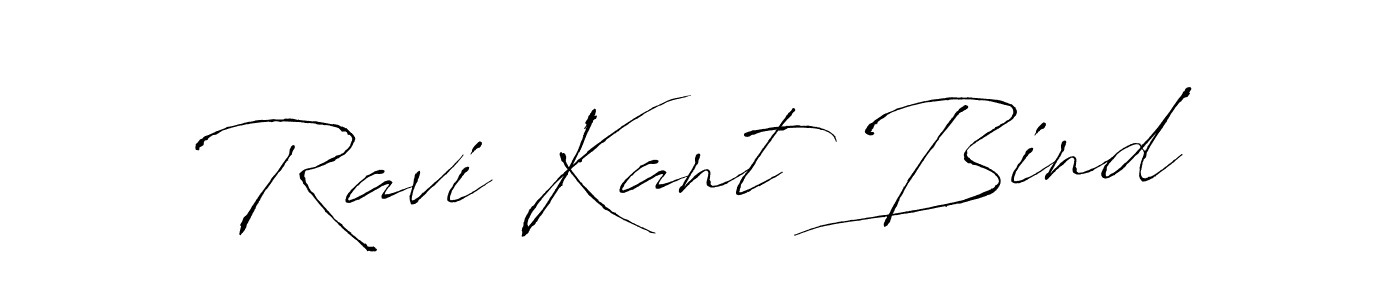 Design your own signature with our free online signature maker. With this signature software, you can create a handwritten (Antro_Vectra) signature for name Ravi Kant Bind. Ravi Kant Bind signature style 6 images and pictures png