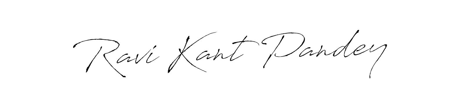 Design your own signature with our free online signature maker. With this signature software, you can create a handwritten (Antro_Vectra) signature for name Ravi Kant Pandey. Ravi Kant Pandey signature style 6 images and pictures png