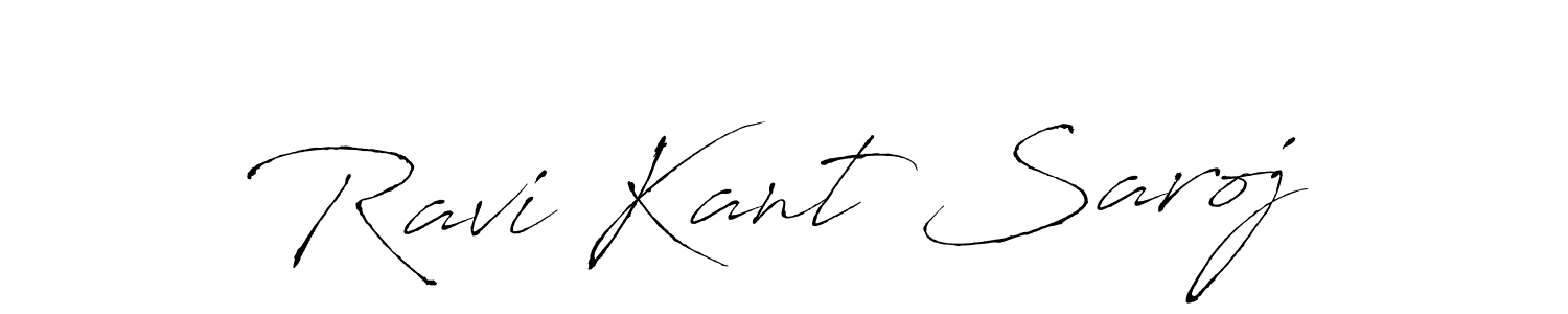 The best way (Antro_Vectra) to make a short signature is to pick only two or three words in your name. The name Ravi Kant Saroj include a total of six letters. For converting this name. Ravi Kant Saroj signature style 6 images and pictures png