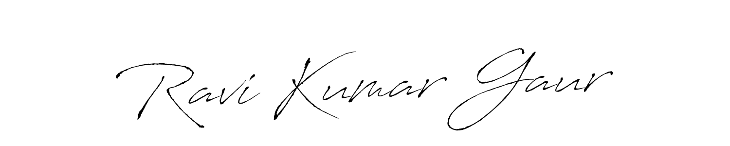 Design your own signature with our free online signature maker. With this signature software, you can create a handwritten (Antro_Vectra) signature for name Ravi Kumar Gaur. Ravi Kumar Gaur signature style 6 images and pictures png