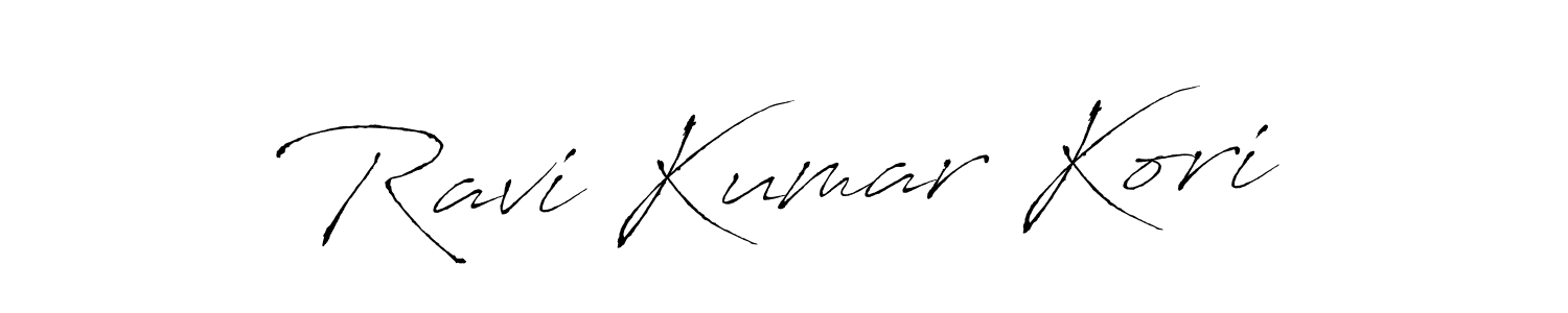 Make a beautiful signature design for name Ravi Kumar Kori. With this signature (Antro_Vectra) style, you can create a handwritten signature for free. Ravi Kumar Kori signature style 6 images and pictures png