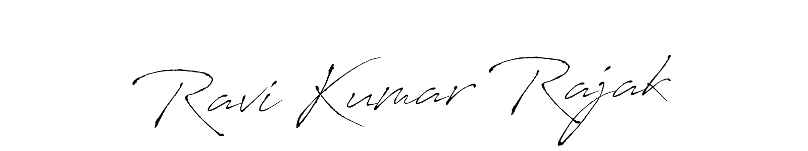 Create a beautiful signature design for name Ravi Kumar Rajak. With this signature (Antro_Vectra) fonts, you can make a handwritten signature for free. Ravi Kumar Rajak signature style 6 images and pictures png