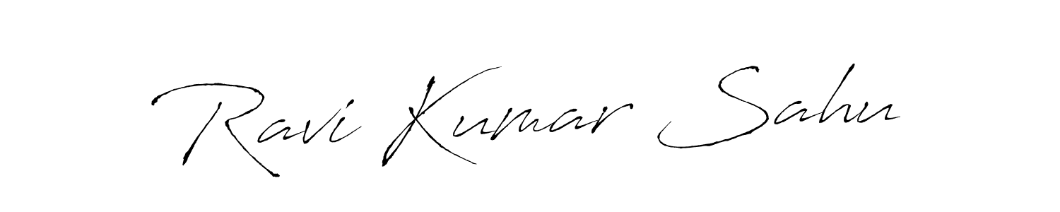 Ravi Kumar Sahu stylish signature style. Best Handwritten Sign (Antro_Vectra) for my name. Handwritten Signature Collection Ideas for my name Ravi Kumar Sahu. Ravi Kumar Sahu signature style 6 images and pictures png