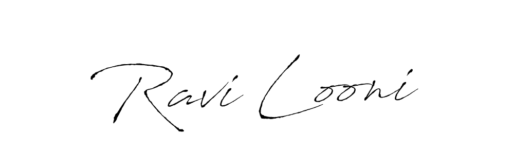 Antro_Vectra is a professional signature style that is perfect for those who want to add a touch of class to their signature. It is also a great choice for those who want to make their signature more unique. Get Ravi Looni name to fancy signature for free. Ravi Looni signature style 6 images and pictures png
