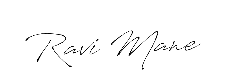 How to make Ravi Mane name signature. Use Antro_Vectra style for creating short signs online. This is the latest handwritten sign. Ravi Mane signature style 6 images and pictures png