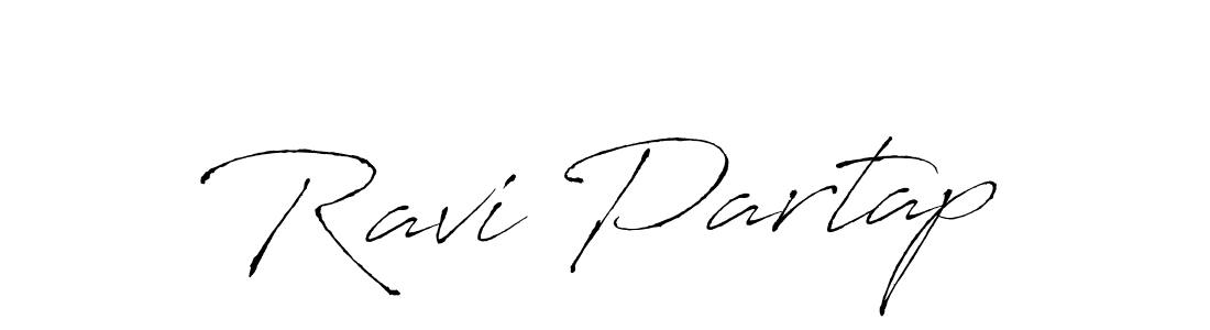 Design your own signature with our free online signature maker. With this signature software, you can create a handwritten (Antro_Vectra) signature for name Ravi Partap. Ravi Partap signature style 6 images and pictures png