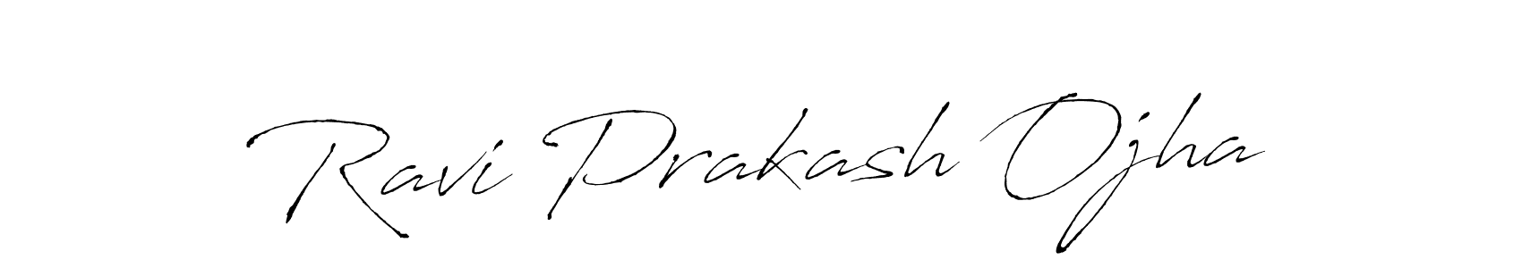 Design your own signature with our free online signature maker. With this signature software, you can create a handwritten (Antro_Vectra) signature for name Ravi Prakash Ojha. Ravi Prakash Ojha signature style 6 images and pictures png