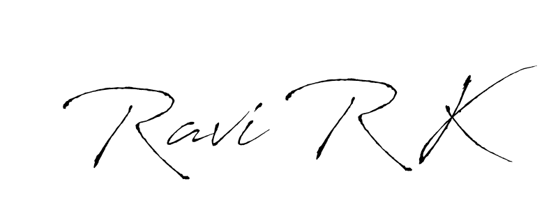 It looks lik you need a new signature style for name Ravi R K. Design unique handwritten (Antro_Vectra) signature with our free signature maker in just a few clicks. Ravi R K signature style 6 images and pictures png