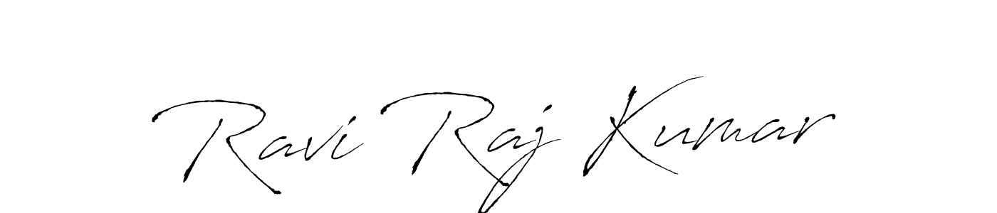 How to make Ravi Raj Kumar name signature. Use Antro_Vectra style for creating short signs online. This is the latest handwritten sign. Ravi Raj Kumar signature style 6 images and pictures png
