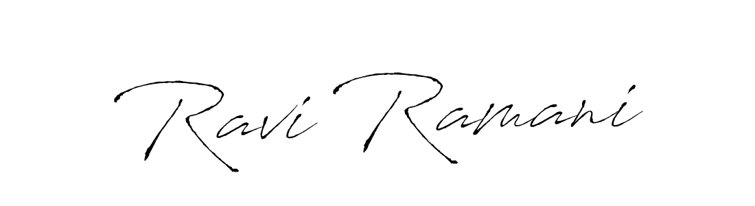 You can use this online signature creator to create a handwritten signature for the name Ravi Ramani. This is the best online autograph maker. Ravi Ramani signature style 6 images and pictures png